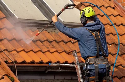 Démoussage et hydrofuge de toiture à Longes